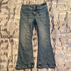 H&M Blue Boot-Cut Jeans with Vintage Faded Look